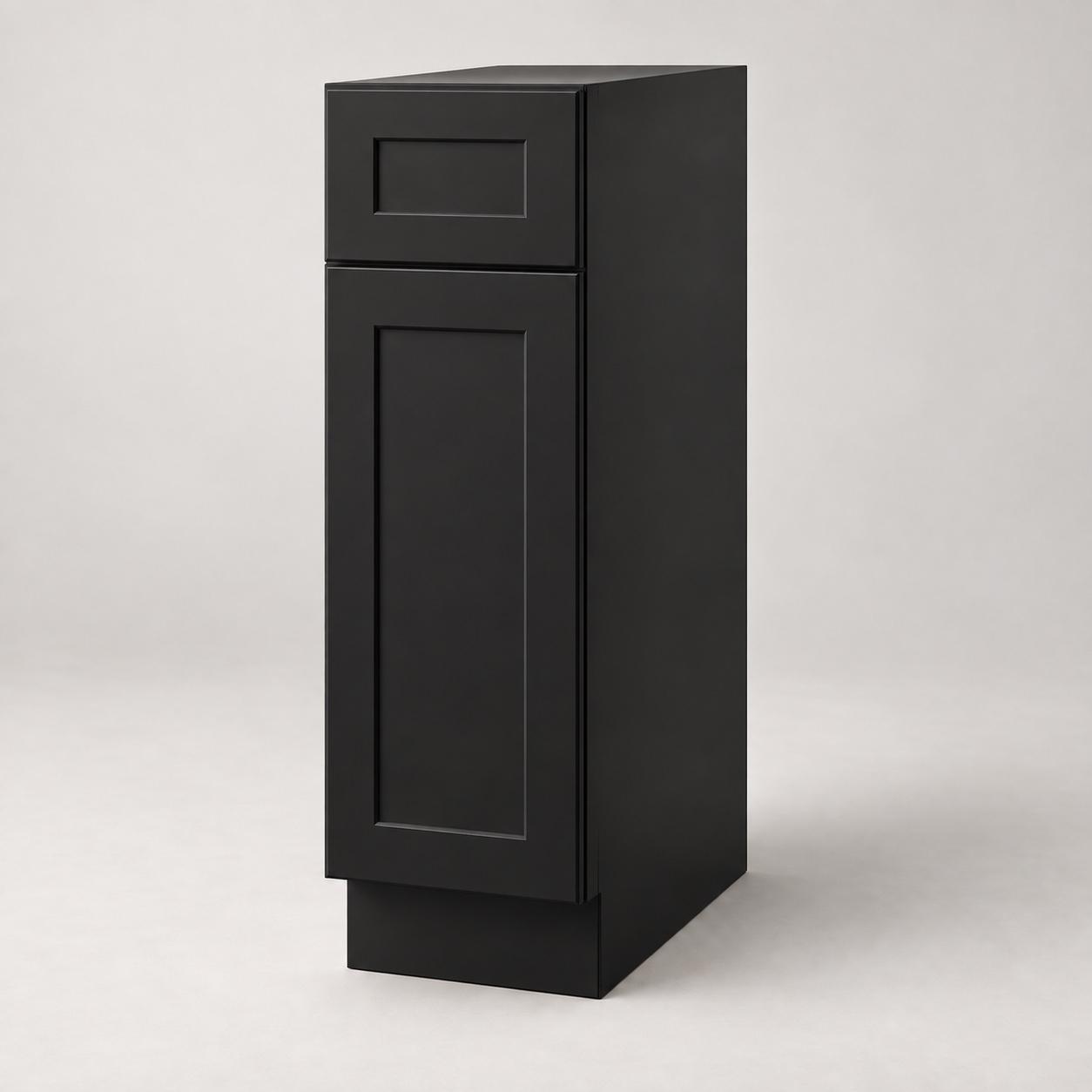 Shaker Black Base Cabinet — B12